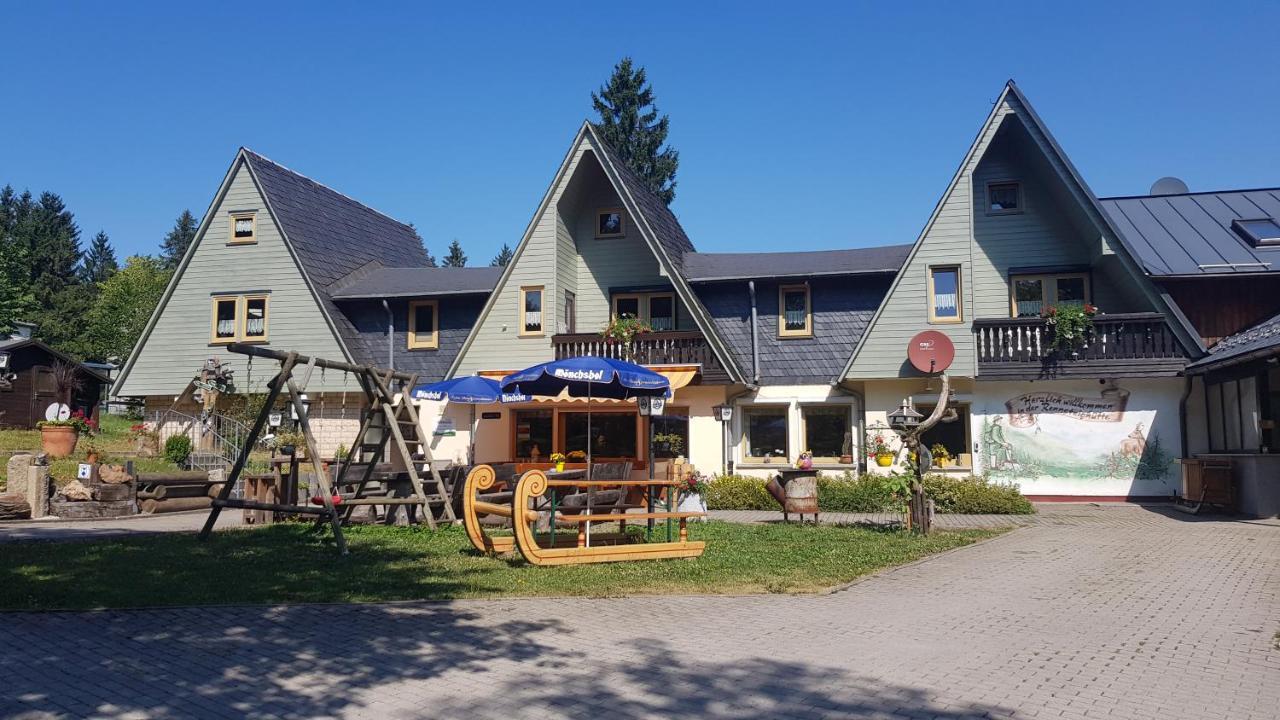 Hotel-Pension Rennsteighutte Frauenwald Eksteriør billede
