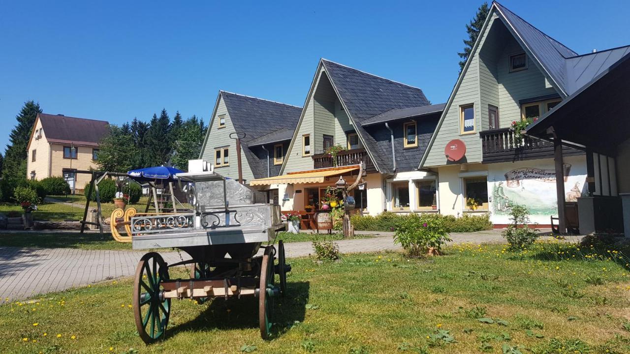 Hotel-Pension Rennsteighutte Frauenwald Eksteriør billede