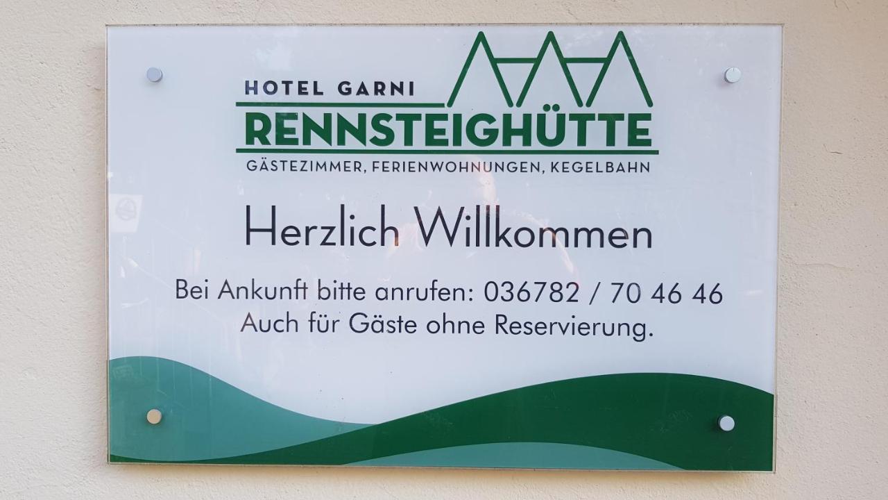 Hotel-Pension Rennsteighutte Frauenwald Eksteriør billede